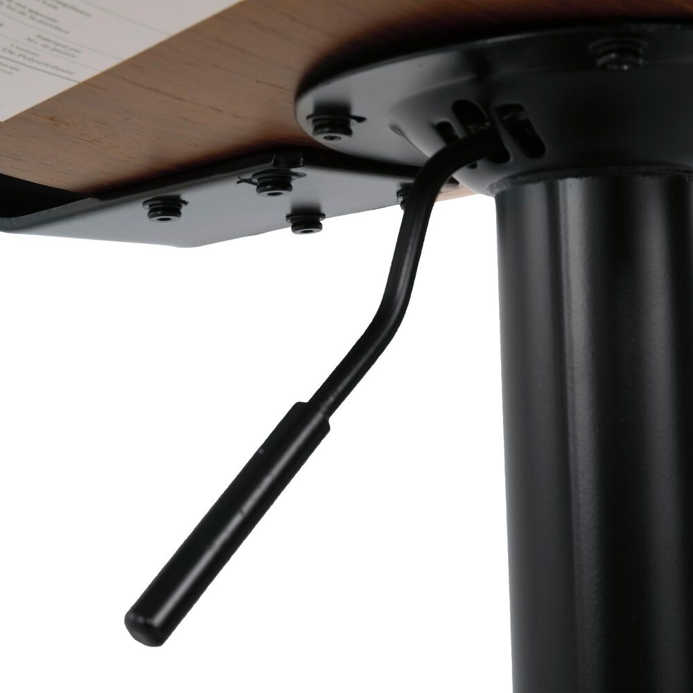 Ashley Adjustable Height Swivel Bar Stool in Dark Brown, , large