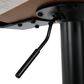 Ashley Adjustable Height Swivel Bar Stool in Dark Brown, , large