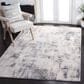 Safavieh Aston ASN704 3" x 5" Ivory and Grey Area Rug, , large