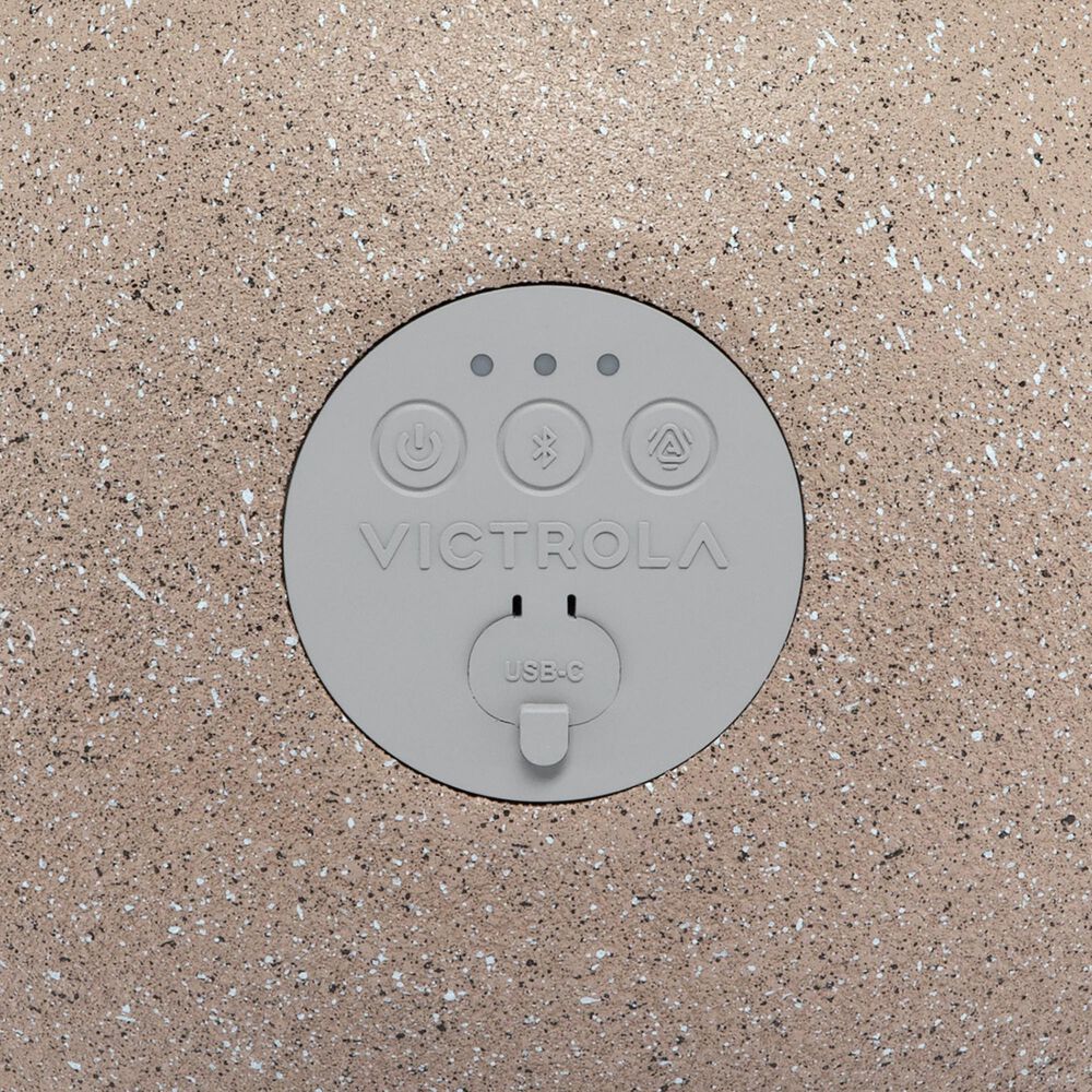 Victrola Zen Outdoor Solar Speaker with Bluetooth in Stone, , large