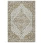 Dalyn Rug Company Tuscany 6" Round Gold Indoor/Outdoor Area Rug, , large