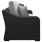Ashley Beachcroft Sofa with Light Gray Cushion in Black, , large