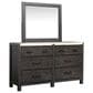 Nicolette Home Plum Creek 4 Piece King Panel Bedroom Set in Ravenwood Black, , large