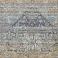 Amer Rugs Prairie 5" x 7"6" Denim and Orange Area Rug, , large
