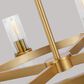 Visual Comfort & Co. Geneva Medium Chandelier in Burnished Brass, , large