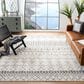 Safavieh Tulum TUL229A 12" x 18" Ivory and Grey Area Rug, , large