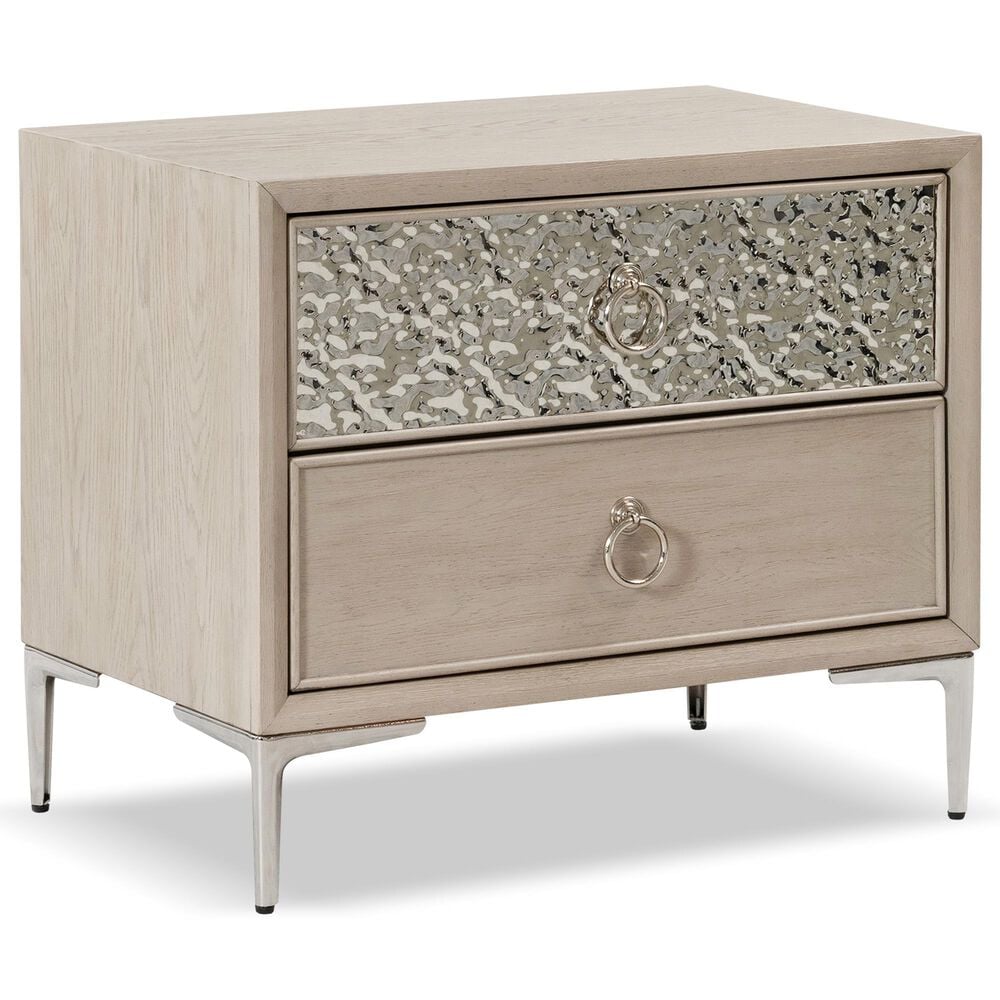 Furniture of America Bashford 2-Drawer Nightstand in Natural Oak, , large