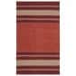 Safavieh Montauk 3" x 5" Red and Ivory Area Rug, , large