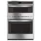 GE Profile 2-Piece Kitchen Package with Stainless Steel 30" Built-In Combination Convection Wall Oven and 30" Electric Cooktop in Black, , large