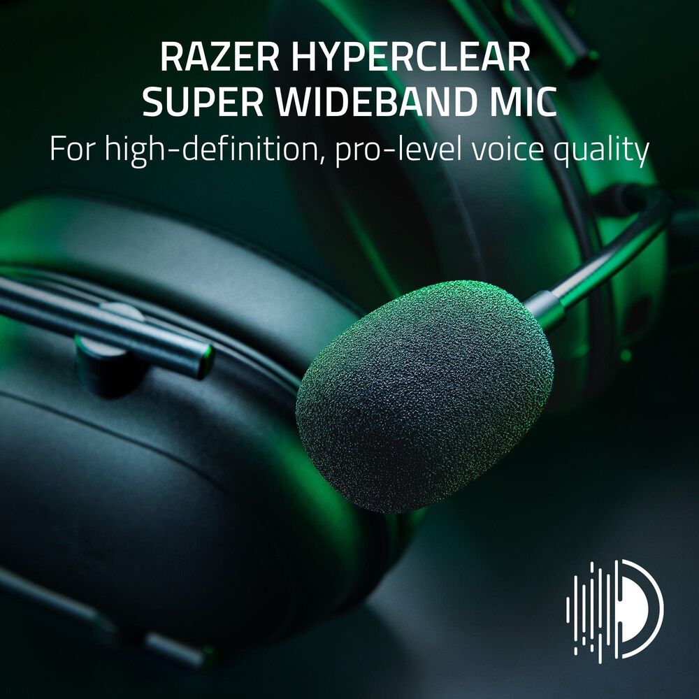 Razer Blackshark V2 Hyperspeed Wireless Gaming Headset in Black, , large