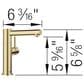 Blanco Alta II Low Arc Beverage Faucet in Satin Gold, , large