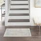 Nourison Harmony 2" x 3" Ivory and Aqua Area Rug, , large