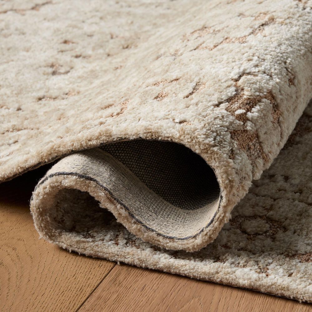 Loloi Percival Natural and Salmon 2&#39;6&quot; x 7&#39;6&quot; Runner, , large