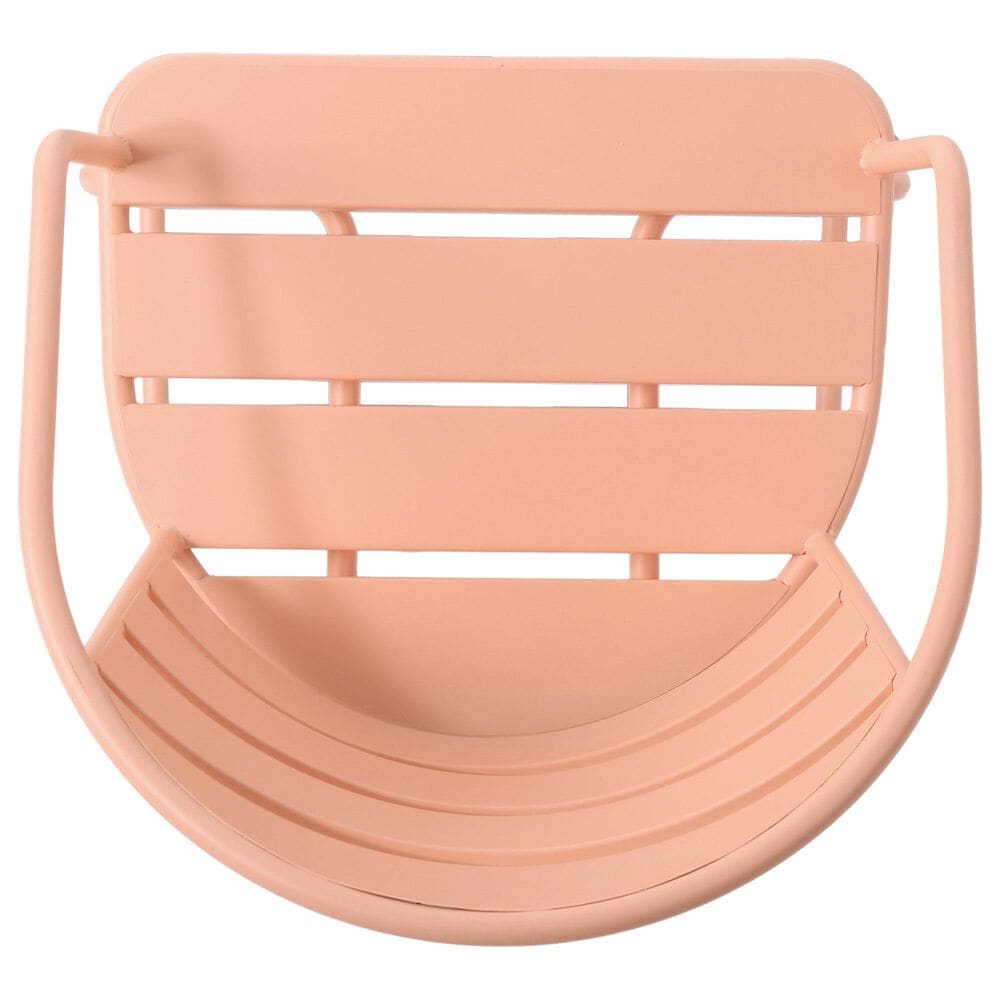 Hearth and Haven Santa Monica 3-Piece Outdoor Bistro Set in Coral, , large
