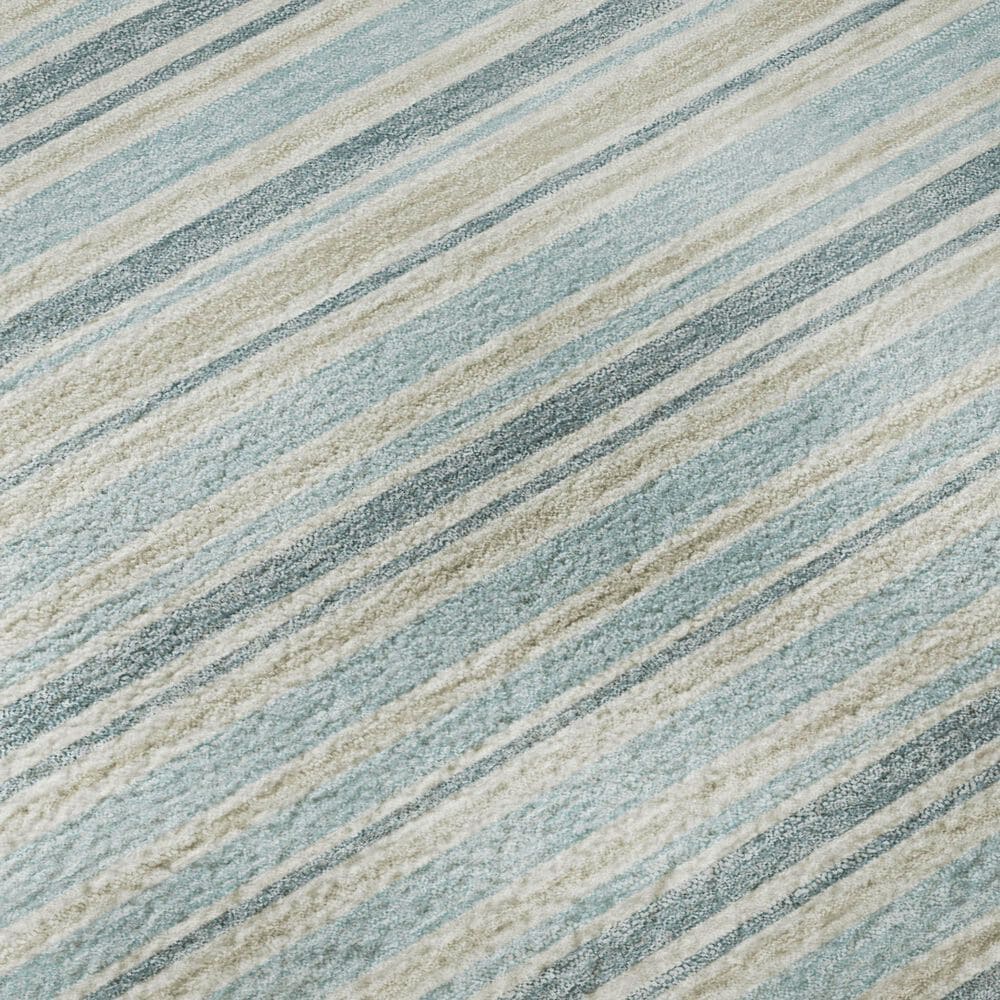 Dalyn Rug Company Soft Essentials Striped Sky 8' x 10' Indoor/Outdoor Area Rug, , large