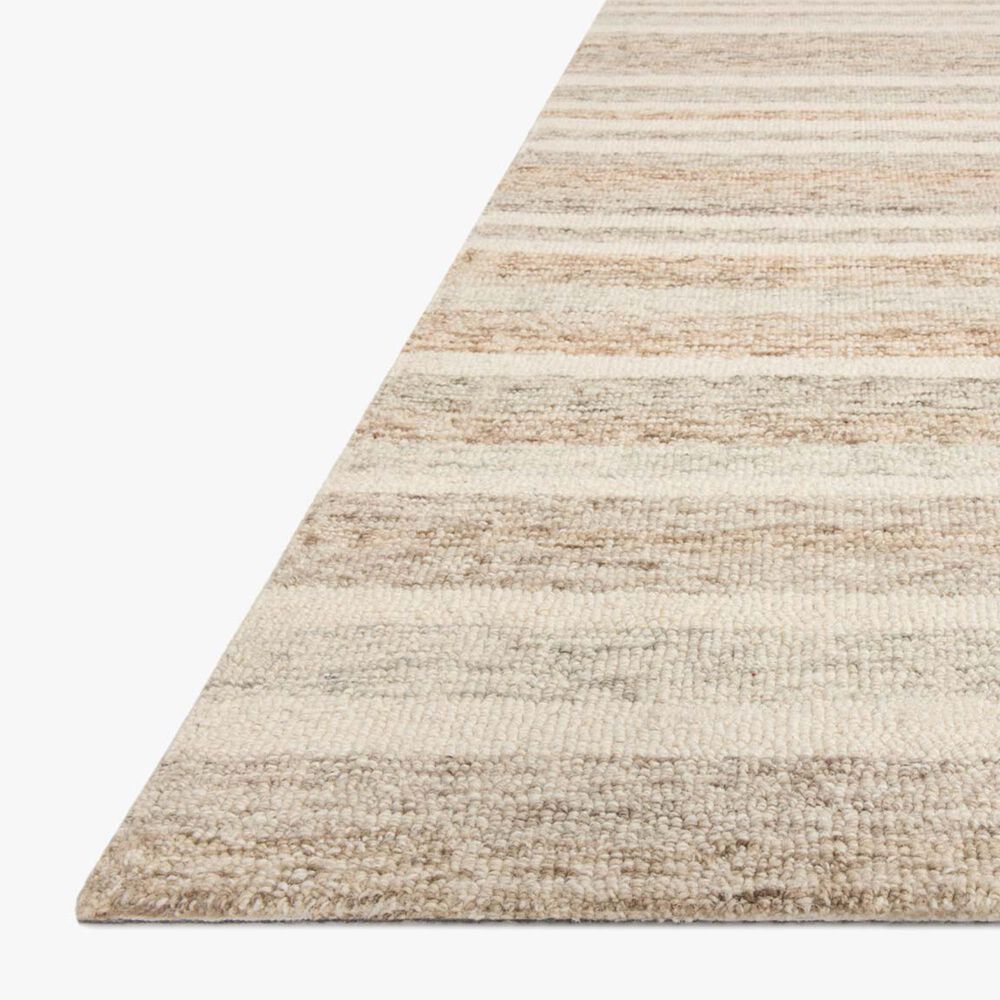 Chris Loves Julia x Loloi Chris 2&#39; x 5&#39; Ivory and Clay Area Rug, , large