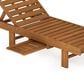 Noviland Patio Lounge Chair Chaise with Side Tray in Natural, , large