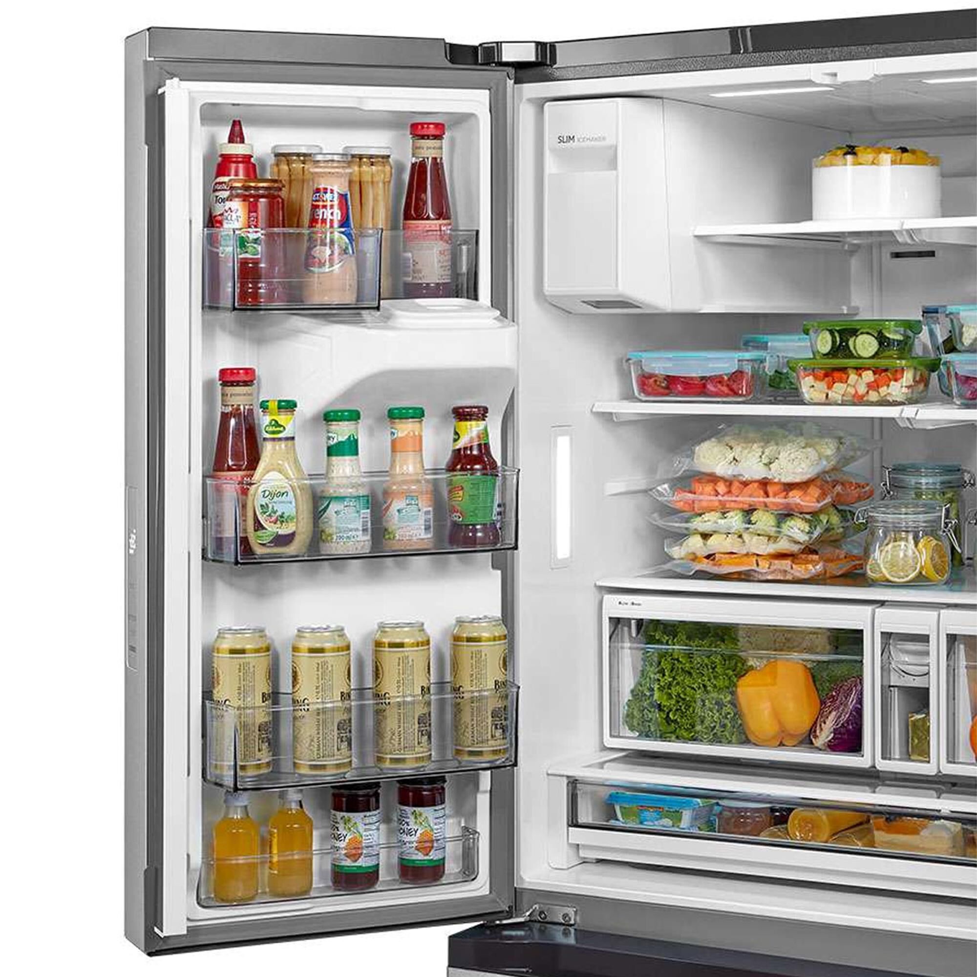 Midea 29.3 Cu. Ft. French Door Refrigerator with Dual Ice Maker in