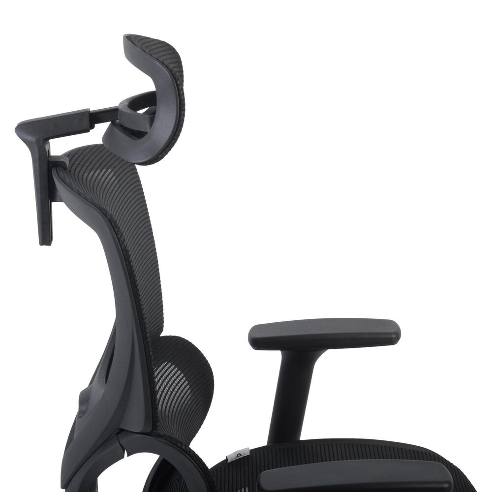 Regency Global Sourcing Omega Mesh O-2 Tech Ergonomic Management Office Chair in Black, , large