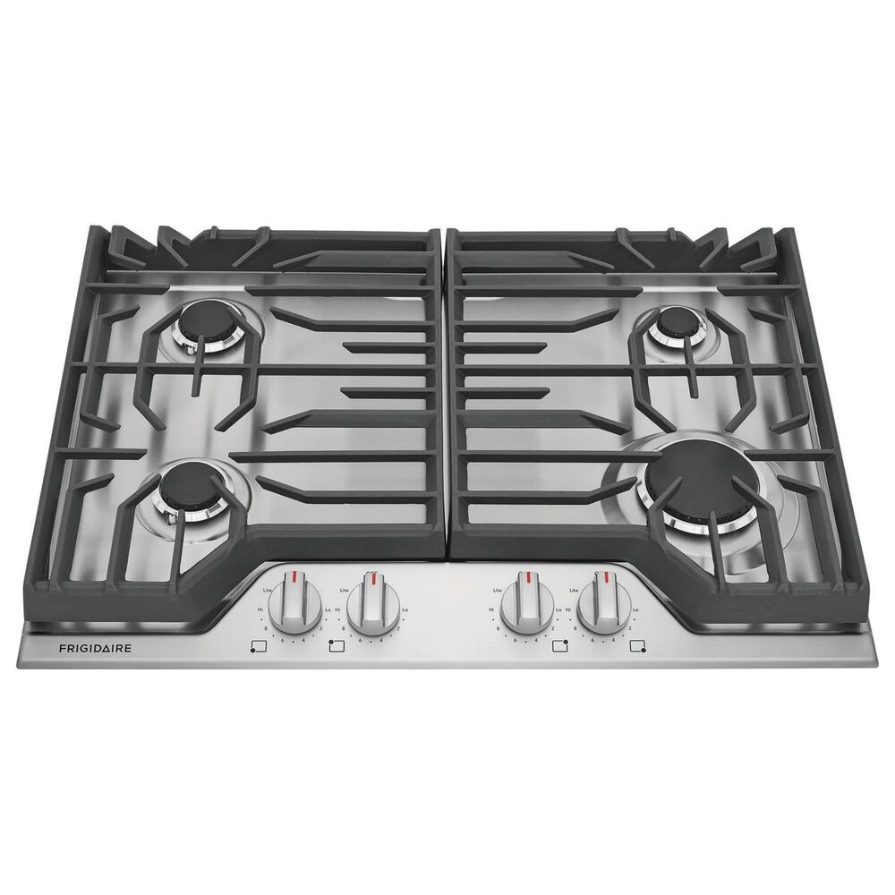 Frigidaire 2-Piece Kitchen Package with 5.3 Cu. Ft. Single Electric Wall Oven and 30&quot; Gas Cooktop in Stainless Steel, , large