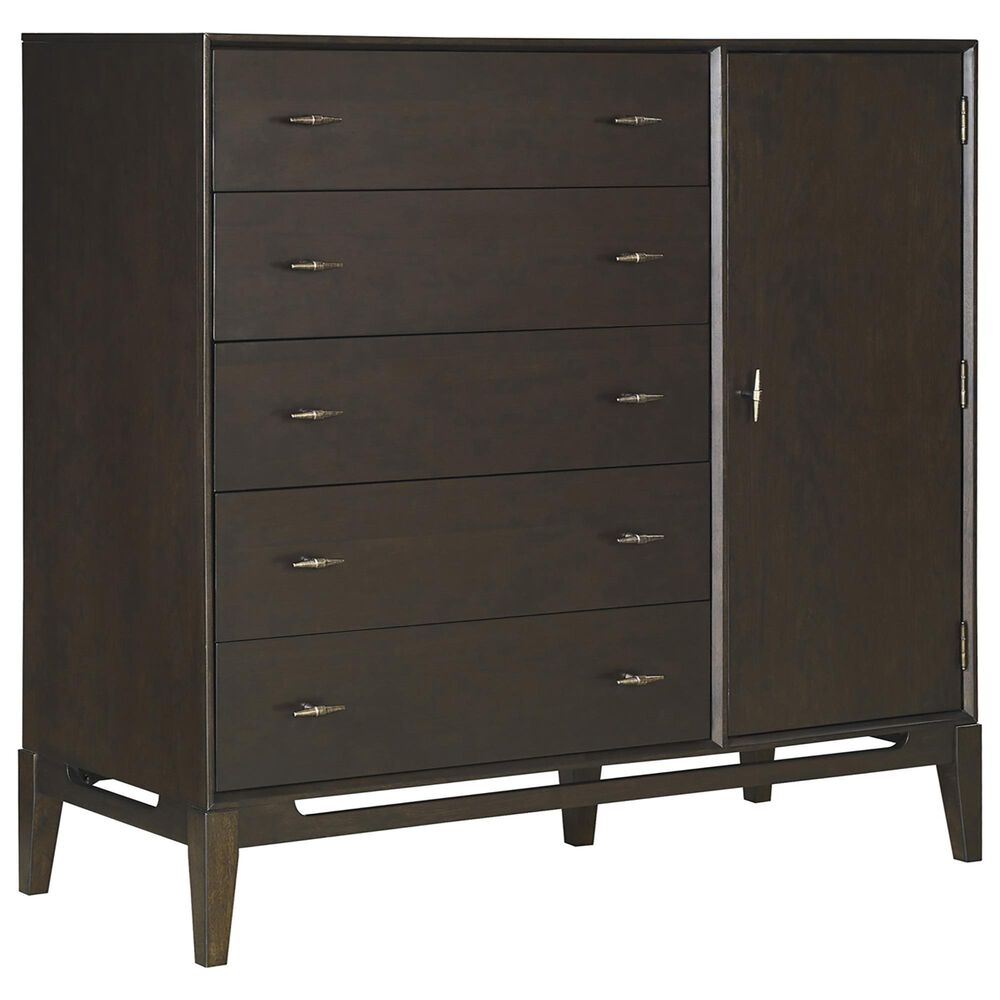 Riva Ridge Sutton 5-Drawer Door Chest in French Roast, , large