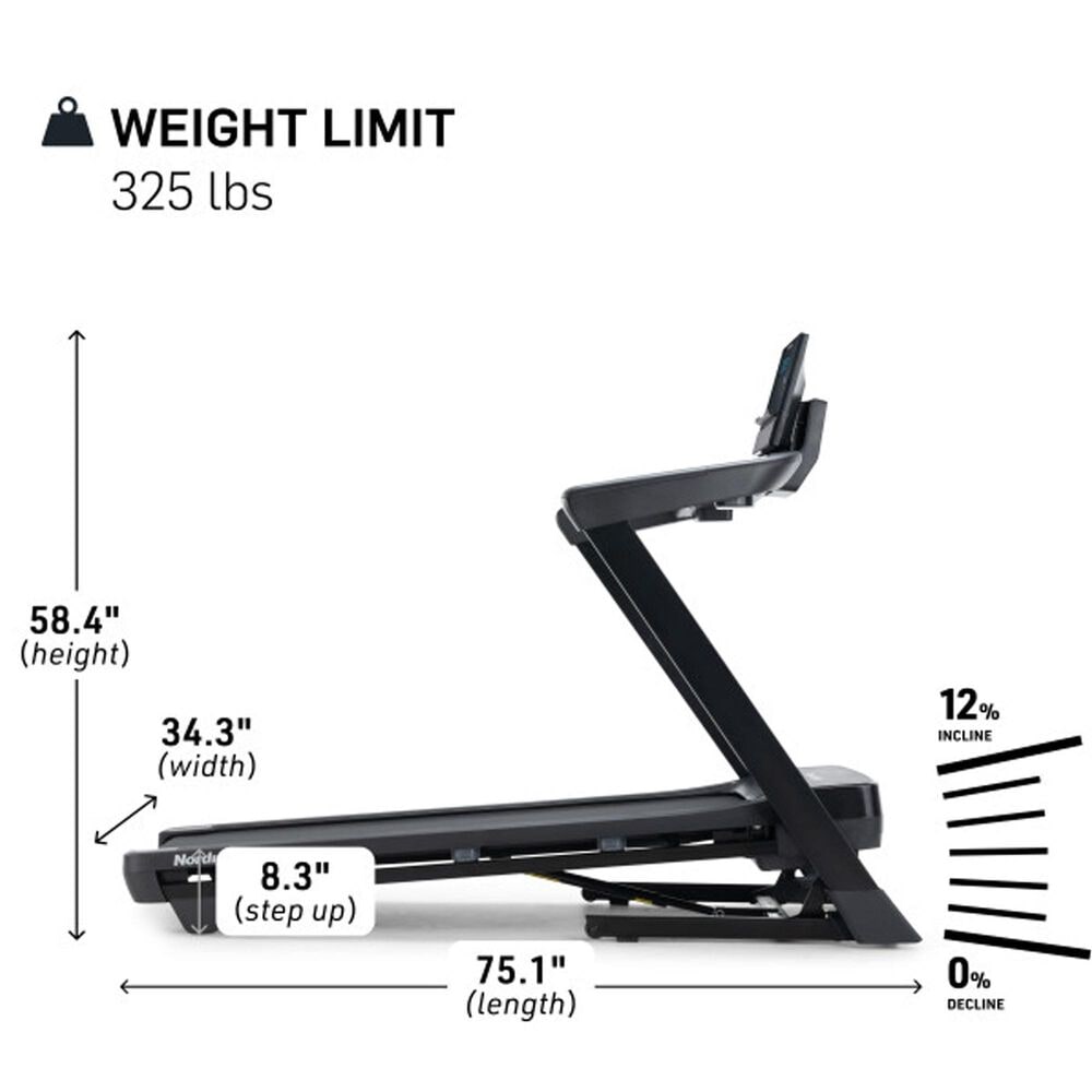 NordicTrack T Series 8 Treadmill, , large