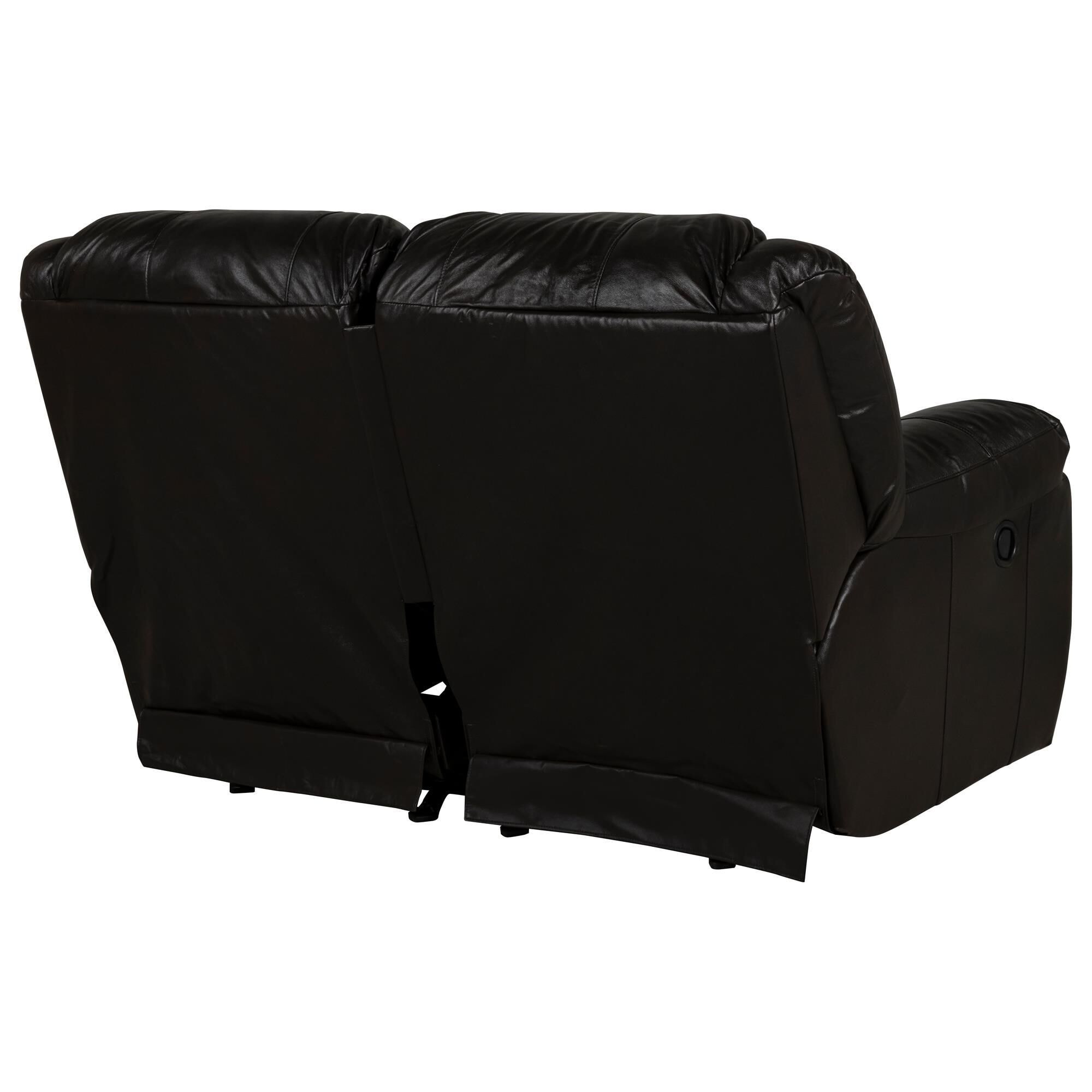 Leather rocker shop recliner loveseat