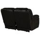 Catnapper Transformer II Leather Rocking Reclining Manual Loveseat in Chocolate, , large