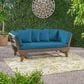 Hearth and Haven Ottavio Outdoor Sofa Daybed in Dark Teal, , large