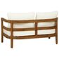 Linon Home Decor Breton 2-Piece Outdoor Conversation Set in Brown, , large
