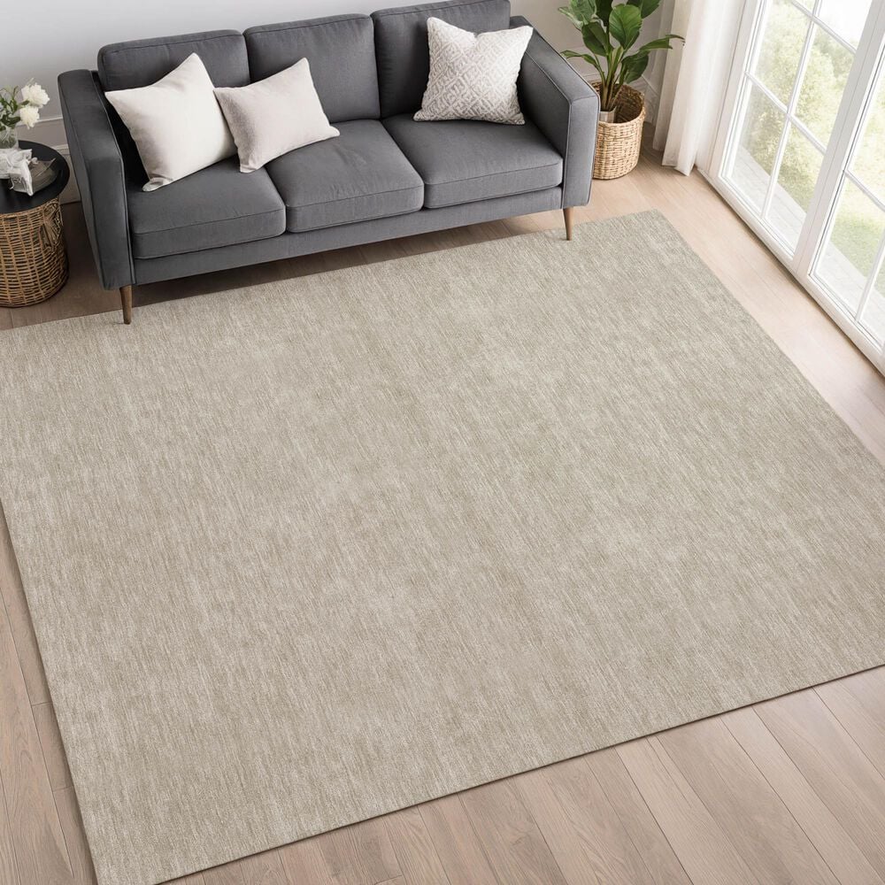 Dalyn Rug Company Soft Essentials Solid Beige 9' x 12' Area Rug, , large