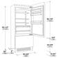 Fulgor Milano 18.5 Cu. Ft. Built-In Fridge with Left Hinge in Stainless Steel and Panel Ready, , large