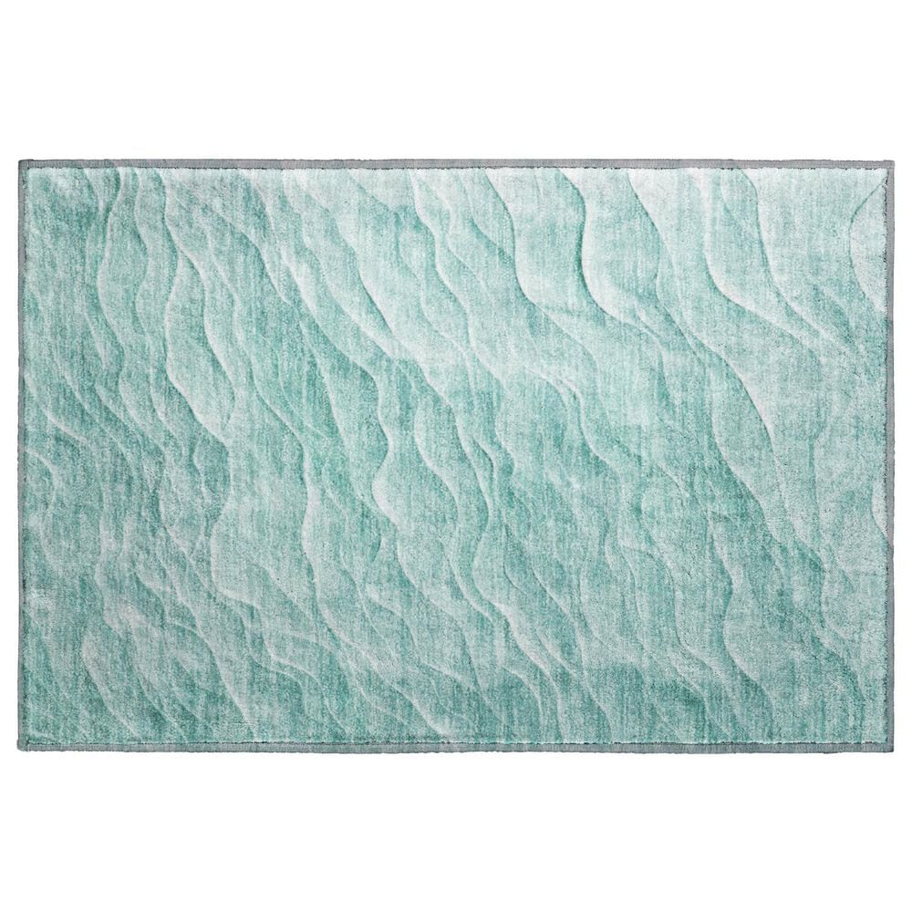 Dalyn Rug Company Pacifica PA1 2"6" x 3"10" Aqua Area Rug, , large