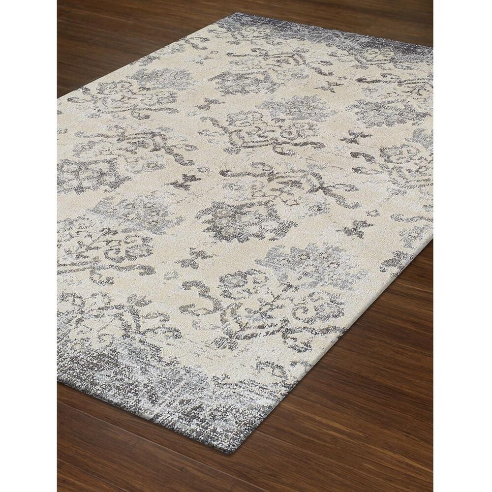 Dalyn Rug Company Antigua AN11 9&#39;5&quot; x 13&#39;2&quot; Pewter Area Rug, , large