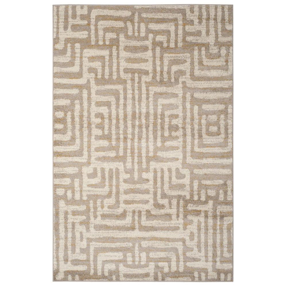 Safavieh Amsterdam AMS106A-4 4" x 6" Ivory/Mauve Area Rug, , large