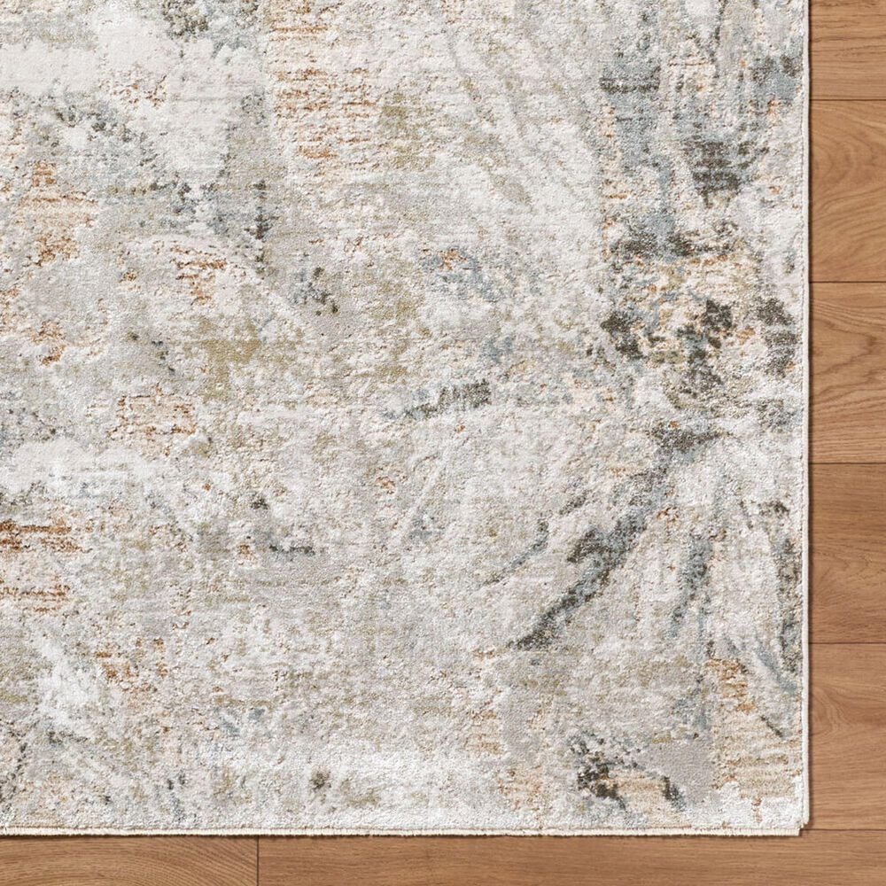 Surya Brunswick Light Gray, Cream, Medium Brown, Mustard, Light Brown and Charcoal 2&#39;7&quot; x 10&#39; Runner, , large