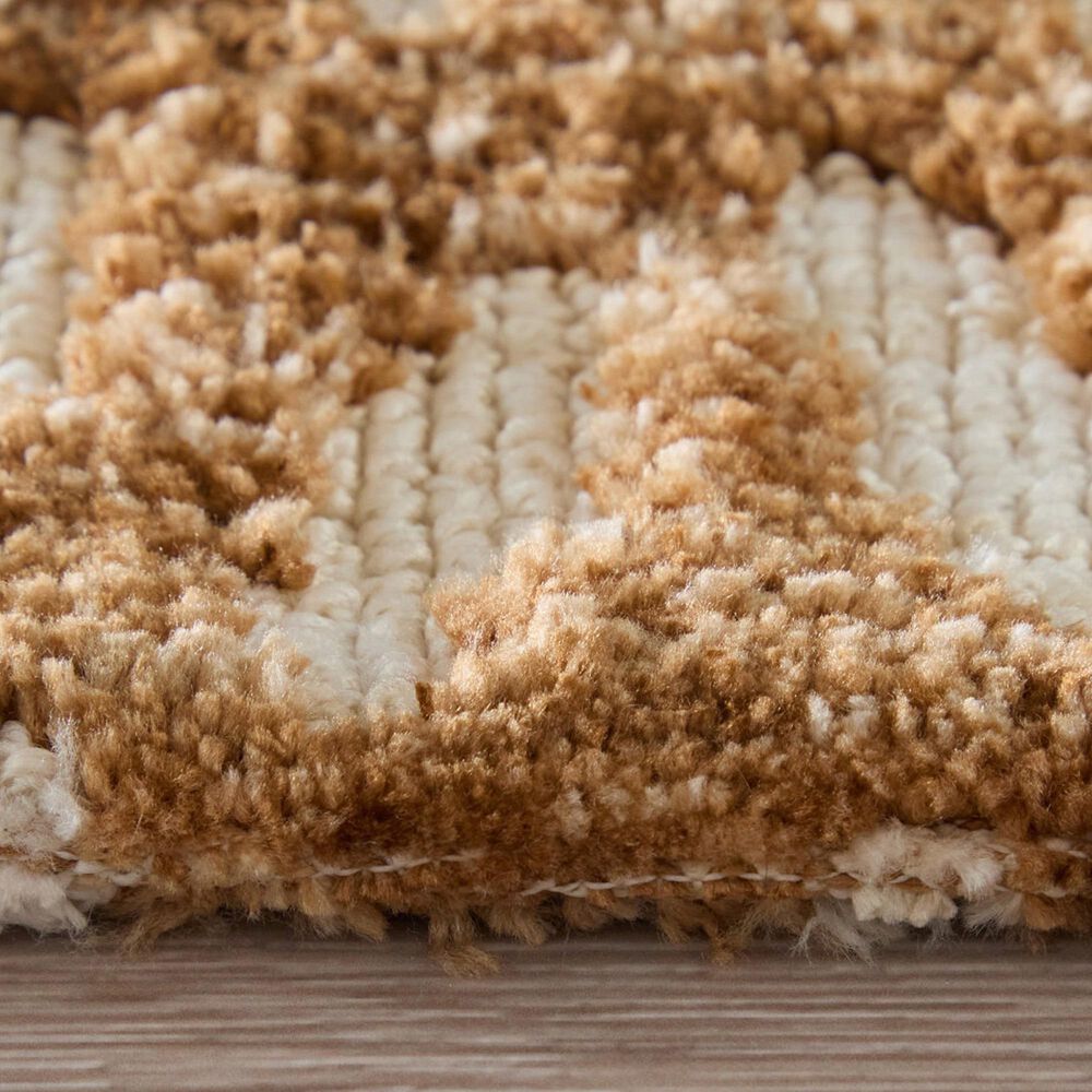 Feizy Colton Brown 3&#39;6&quot; x 5&#39;6&quot; Area Rug, , large