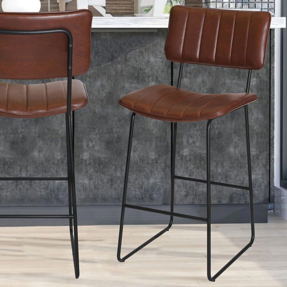 Steve Silver Tribeca Counter Stool in Cordovan, , large