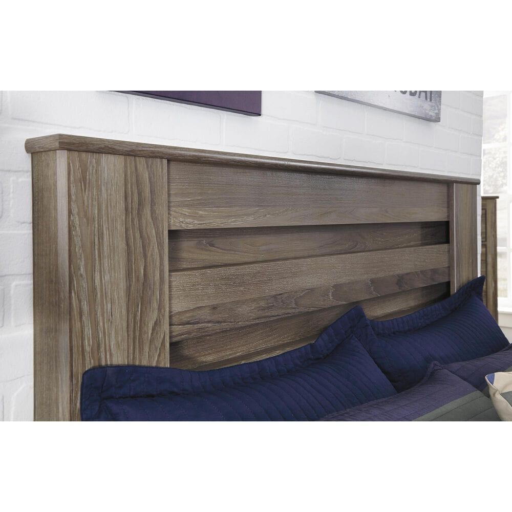 Ashley Zelen 2-Piece King Bedroom Set in Warm Gray, , large