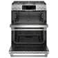 Cafe 30" Slide-In Front Gas Double Oven with Convection Range in Stainless Steel, , large