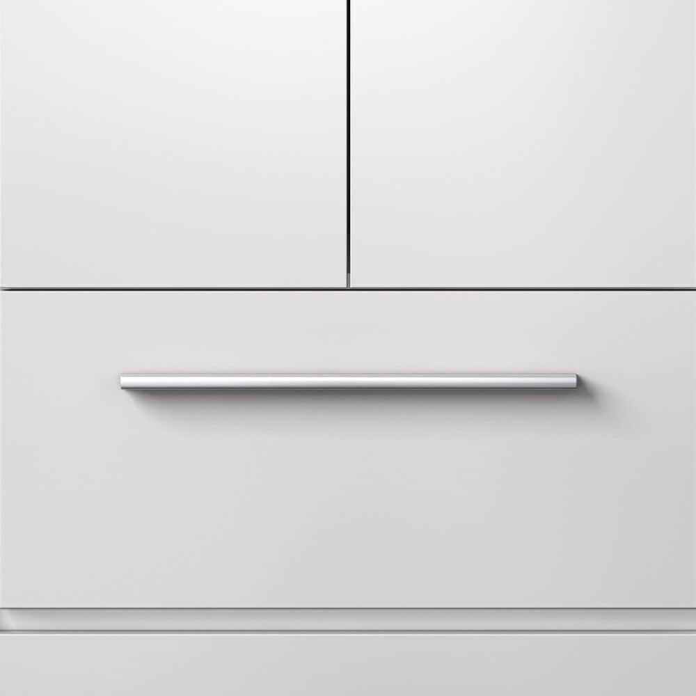 Lexora Home Lafarre 24&quot; Single Bathroom Vanity in White with 2 cm White Quartz Top and Rectangular Sink, , large