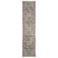 Safavieh Aria 2" x 8" Blue and Orange Runner, , large