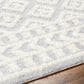 Surya Rodos RDO2338 6"7" x 9" Light Slate, White Area Rug, , large