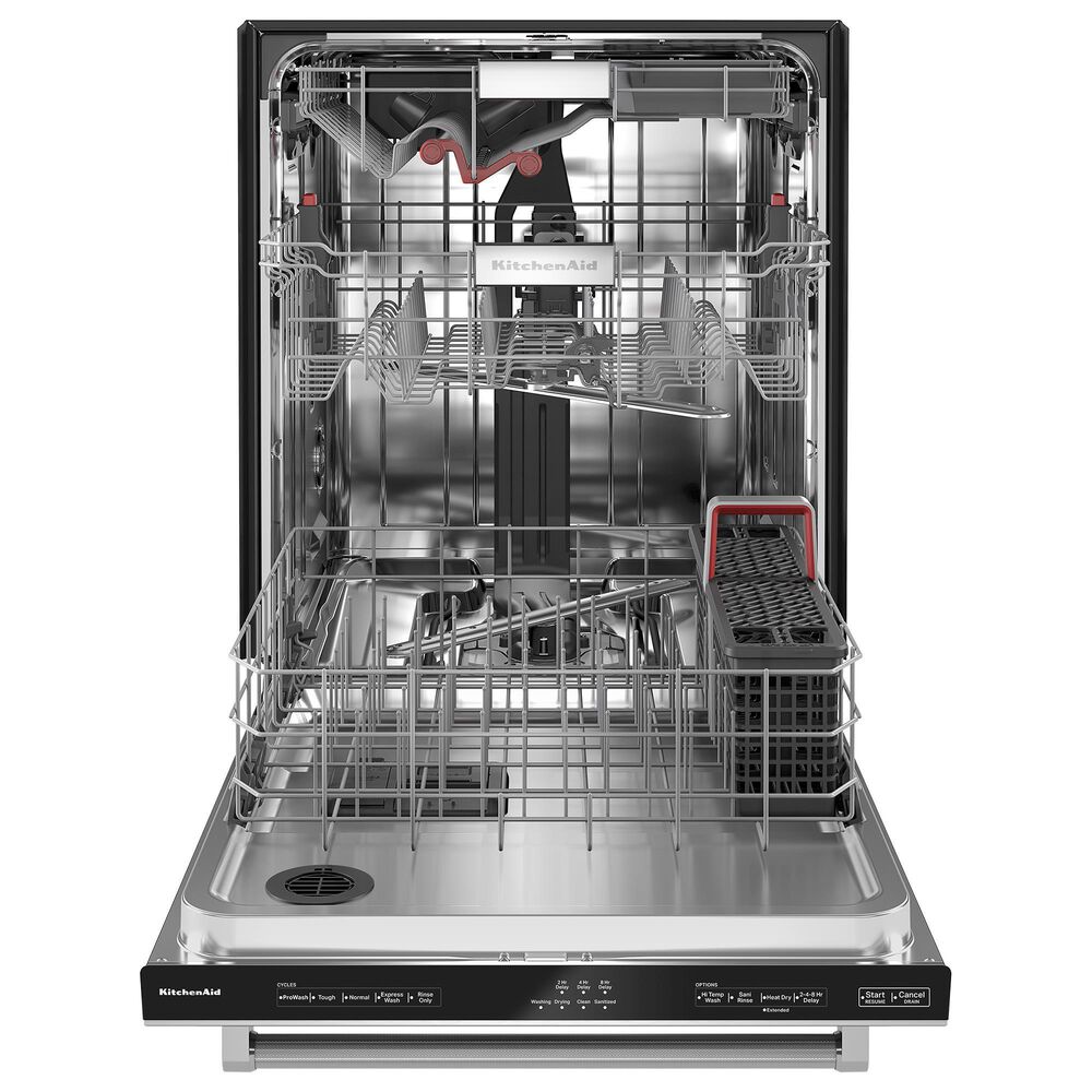 KitchenAid Rise 24&quot; Built-In Dishwasher with 5 Wash Cycles and 44 dBA in Fingerprint Resistant Stainless Steel, , large