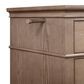 Riva Ridge Oxford 5-Drawer Chest with Valet Rods in Tan, , large