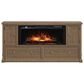 Richlands Furniture Soren Fireplace Dream Console with Queen Convertible Bed in Light Oak, , large