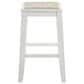Armen Living Iyani Counter Height Stool in White, , large
