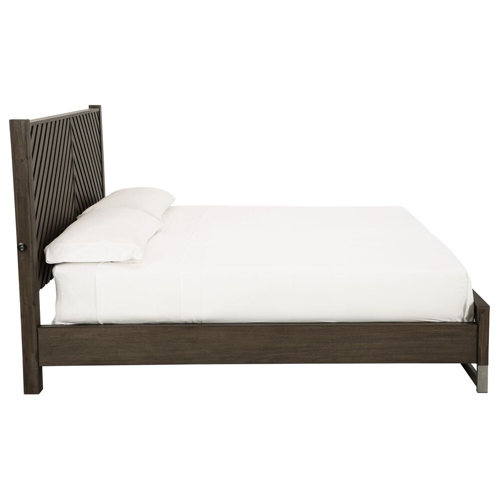 Ashley Arkenton King Panel Bed In Grayish Brown, , large