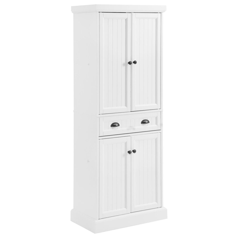 Crosley Furniture Shoreline Pantry in White, , large