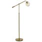 Flair Industries 60.5" Contemporary Floor Lamp in Antique Brass, , large